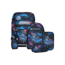Beckmann Schulrucksack-Set Classic Ninja Elem, 6-teilig