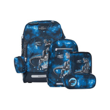 Beckmann Schulrucksack-Set Active Air FLX Tech Rex, 6-teilig