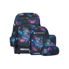 Beckmann Schulrucksack-Set Active Air FLX Ninja Elem, 6-teilig