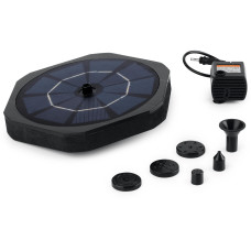 Garvida Solar-Gartenfontäne 3.7 V Schwarz