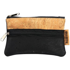 Kolma Accessoires-Tasche Naturkork Mini, Schwarz/Braun