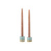 Bloomingville Windlicht Safie 2er-Set, 4.5 cm/5.5 cm, Steingut, Grün