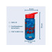 Scooli Trinkflasche Spiderman 500 ml, Blau/Rot Scooli Trinkflasche Spiderman 500 ml, Blau/Rot
