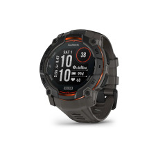 GARMIN Sportuhr Instinct 3 Solar Schwarz/Kohle 50 mm