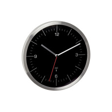 TFA Dostmann Funk-Wanduhr Schwarz