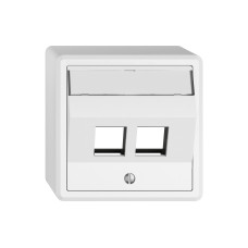 Feller EDIZIOliv AP-Montageset Keystone, Weiss Feller EDIZIOliv AP-Montageset Keystone, Weiss