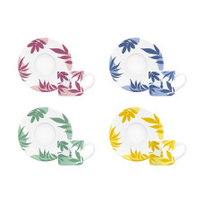 Bialetti Espressotasse 60 ml, 4 Stück, Mehrfarbig