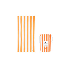 Dock & Bay Strandtuch Cabana 200 cm x 90 cm, Orange, Weiss