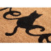 Hanse Home Fussmatte Cat Paws 45 cm x 75 cm, Braun/Schwarz