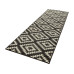 Hanse Home Teppich Nordic 80 cm x 250 cm, Crème/Schwarz