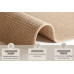 Hanse Home Teppich Sisal 80 cm x 150 cm, Beige Hanse Home Teppich Sisal 80 cm x 150 cm, Beige