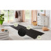 Hanse Home Teppich Sisal 80 cm x 150 cm, Schwarz