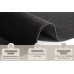 Hanse Home Teppich Sisal 80 cm x 150 cm, Schwarz