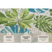 Hanse Home Teppich Tropical Leaves 80 cm x 165 cm, Grün/Türkis Hanse Home Teppich Tropical Leaves 80 cm x 165 cm, Grün/Türkis