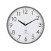TFA Dostmann Funk-Wanduhr Grau