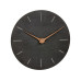 TFA Dostmann Wanduhr Schwarz
