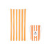Dock & Bay Strandtuch Cabana 160 cm x 90 cm, Orange, Weiss