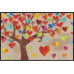 Salonlöwe Fussmatte Tree of Love 50 cm x 75 cm Salonlöwe Fussmatte Tree of Love 50 cm x 75 cm