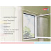 tesa Fliegengitter CLIP-ON Rahmen für Fenster 1 x 1.2 m