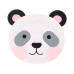 Rico Design Malen nach Zahlen 12-teilig, Panda