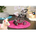 Knorrtoys Zwillingspuppenwagen Milo Star Grey Pink