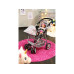 Knorrtoys Zwillingspuppenwagen Milo Star Grey Pink