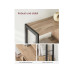 VASAGLE Regal 74 x 154.5 cm, Braun/Schwarz VASAGLE Regal 74 x 154.5 cm, Braun/Schwarz