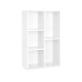 VASAGLE Regal 5 Ablagen 50 x 80 cm, Weiss VASAGLE Regal 5 Ablagen 50 x 80 cm, Weiss