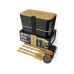 Umami Lunchbox Nestable L Bamboo Black Premium Umami Lunchbox Nestable L Bamboo Black Premium