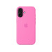 Apple Silicone Case mit MagSafe iPhone 16 Peony