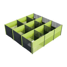 purvario Stauleisten 100 MAXXI 8-teilig, Limonengrün/Anthrazi