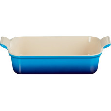 Le Creuset Auflaufform 32 cm, Eckig, Azur