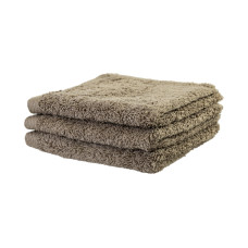 COCON Waschlappen 3 Stück, Taupe