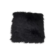 House Nordic Pelzimitat 40 x 40 cm, Schwarz