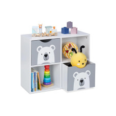 relaxdays Regal Bär, MDF / Kiefern relaxdays Regal Bär, MDF / Kiefern