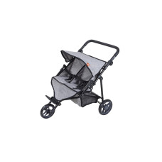 Knorrtoys Zwillingspuppenwagen Jeans Grey