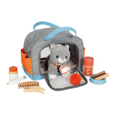 small foot Katze mit Tasche und Pflege-Set small foot Katze mit Tasche und Pflege-Set