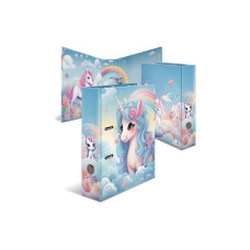 HERMA Motiv-Ordner A4 Happy Unicorns 285 cm, Mehrfarbig