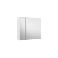 VASAGLE Badezimmerregal mit Spiegel 55 x 60 cm, Weiss
