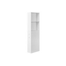VASAGLE Badezimmerschrank mit Schublade 40 x 134.4 cm, Weiss