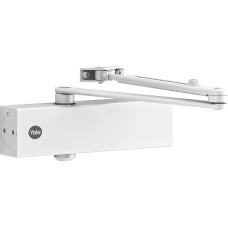 Yale Türschliesser mit Standardarm, Serie 5500 Weiss