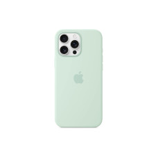 Apple Silicone Case mit MagSafe iPhone 16 Pro Max Aquamarine