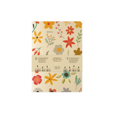 Natur Verlag Notizheft Blumenmuster 14.8 x 21 cm, Blanko Natur Verlag Notizheft Blumenmuster 14.8 x 21 cm, Blanko
