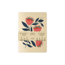 Natur Verlag Notizheft Blaue Blume 14.8 x 21 cm, Blanko Natur Verlag Notizheft Blaue Blume 14.8 x 21 cm, Blanko