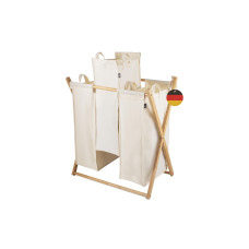 Hennez Wäschekorb  Xavier 150 l, Grau/Nature