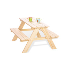 Pinolino Kindersitzgarnitur Nicki für 4 Natur Pinolino Kindersitzgarnitur Nicki für 4 Natur