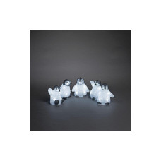 Konstsmide LED-Figur Acrylic 12.5cm Pinguine 5er Set