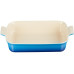 Le Creuset Auflaufform 26 cm, Eckig, Azur