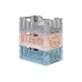 COCON Klappbox 22 x 15 x 9 cm 2 Stück, Rosa