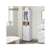 VASAGLE Vitrine Landhausstil 40 x 165 cm, Weiss VASAGLE Vitrine Landhausstil 40 x 165 cm, Weiss